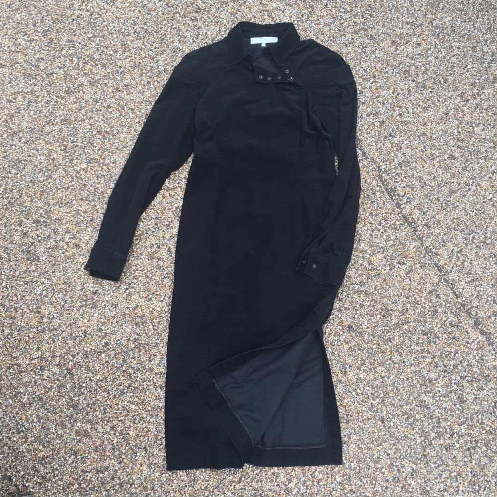 VERONIQUE BRANQUINHO BLACK VELVET DRESS
